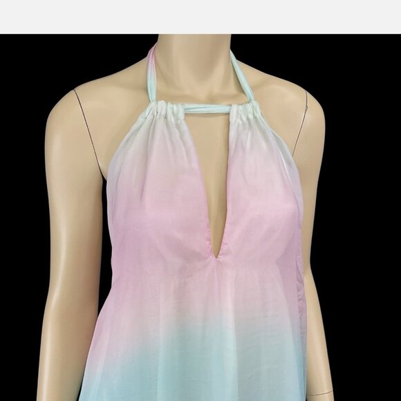 PilyQ Dress Multi Color Halter Long Summer Coverups - Picture 5 of 12